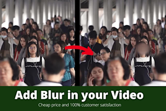 blur faces and any otherthings in your video