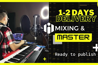 do professional music mixing and mastering in many styles
