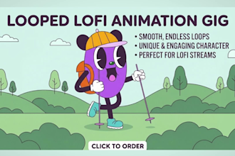 animate your character into a cozy lofi loop