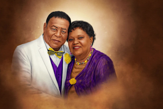 create a heartfelt memorial portrait of your loved one