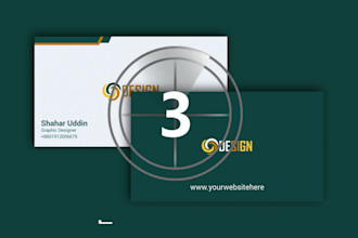 design outstanding business card and logo