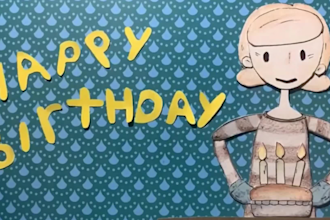 create paper cut stop motion animation for you