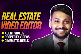 do professional real estate video editing for agents and listings