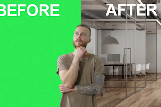 do green screen removal, rotoscoping, chroma key