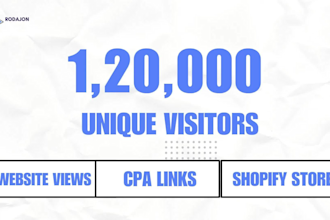 get trackable visitors to your link with SEO