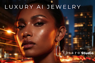 create ultra realistic luxury ai jewelry photoshoots