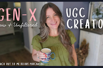 create a genx ugc video ad for tiktok, instagram or facebook
