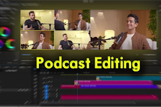 edit audio video podcasts and interviews