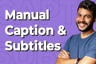 add caption subtitle for hindi and english video in 24 hrs