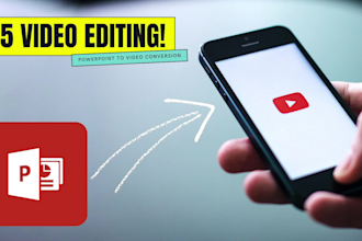 make 4k video from powerpoint slides with voiceover or music