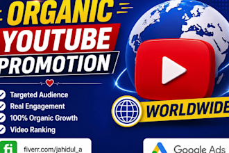do organic youtube video promotion worldwide