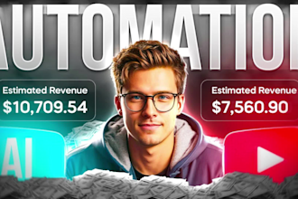 monetized youtube automated finance video with top 10 faceless videos