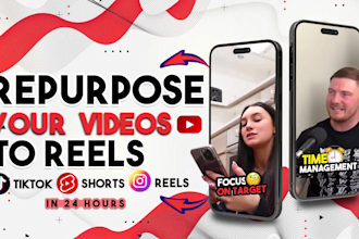 repurpose your youtube video to reels, tiktok and shorts