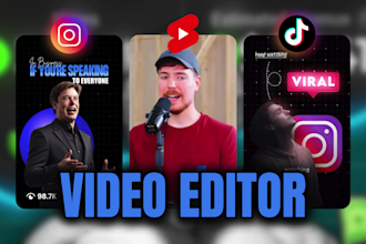make viral faceless tiktok videos, instagram reels and promo video ads