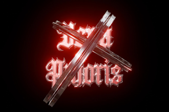 sculpt your text in 3d with 2 rings, animation available, chrome, metal fonts