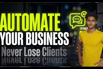 build a custom ai chatbot to automate your business and book meetings