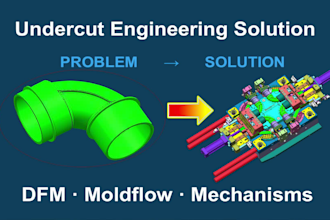 design injection molds with dfm and moldflow analysis
