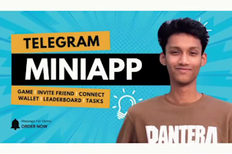 build crypto miniapp, webapp, game on telegram