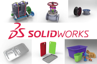 design mechanical 3d model in solidworks