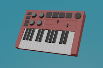 create low poly 3d models for games