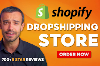build an automated dropshipping shopify store shopify website