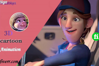 offer 3d character animation and 3d cartoon animation video