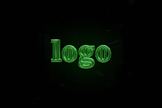 do 3d logo animation loop that spins seamlessly