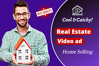 do professional real estate promo video editing within 24 hours