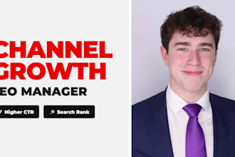 be your youtube channel growth manager