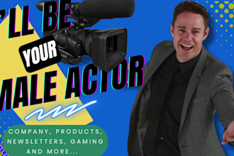 create a youtube type spokesperson video