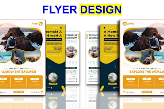design business, marketing, product flyers and posters in 4hrs