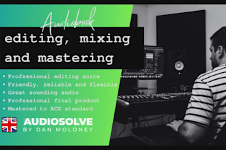 edit, mix and master your audiobook to acx standards