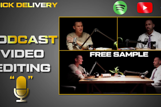 do video podcasts, zoom podcast editing professionally