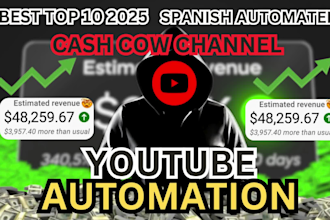 create monetization youtube automation cash cow channel top notch video editing