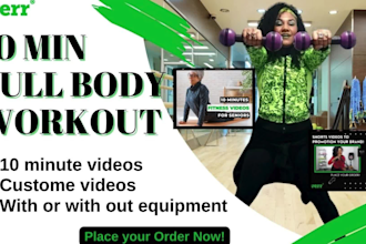 create professional custom fitness videos