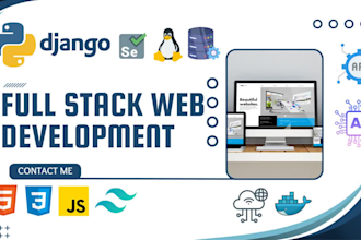 develop django and react applications and saas tools