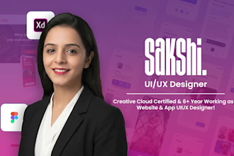 do stunning UI UX design for mobile app and website
