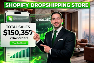 high converting shopify dropshipping store