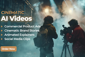 create ai generated commercial or story videos