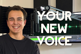 record a professional, energetic german voiceover