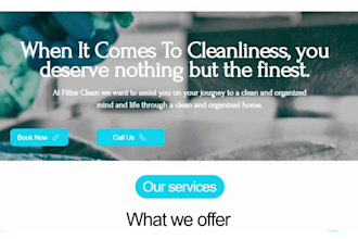 build commercial cleaning website, house cleaning website commercial clean leads
