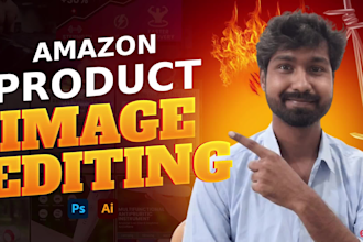 do photo editing for amazon product listing