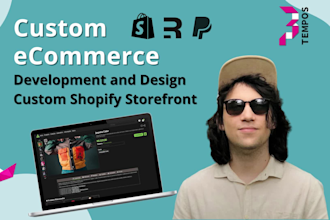 develop a custom shopify storefront without using templates