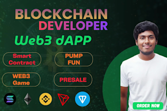 develop secure smart contracts and web3 dapps on ethereum and solana