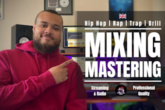 professionally mix and master your hip hop, rap or trap song