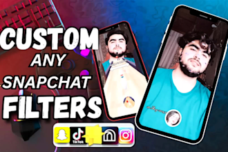 make brilliant snapchat filters and ar filter in lens studio