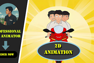 create professional 2d cartoon animation