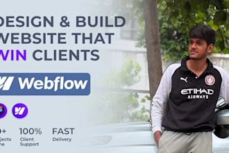 design a professional webflow website that gets clients