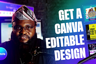 convert any design to canva, create social media designs
