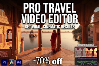 professionally edit your travel videos